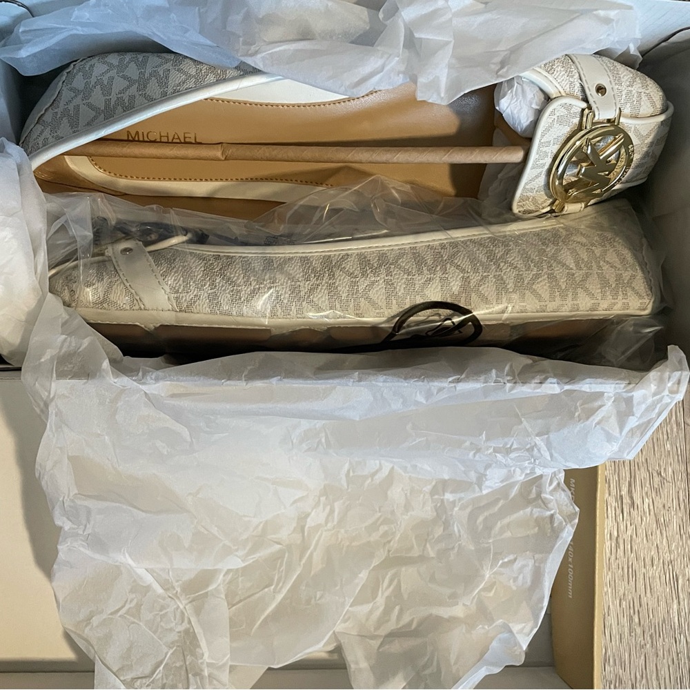 Michael Kors Monogram Flats
